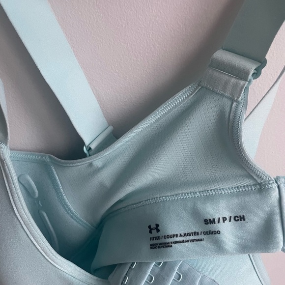 UNDER ARMOUR woman's Hight Infinity High Support Sports Bra  Blue size S - Picture 5 of 8